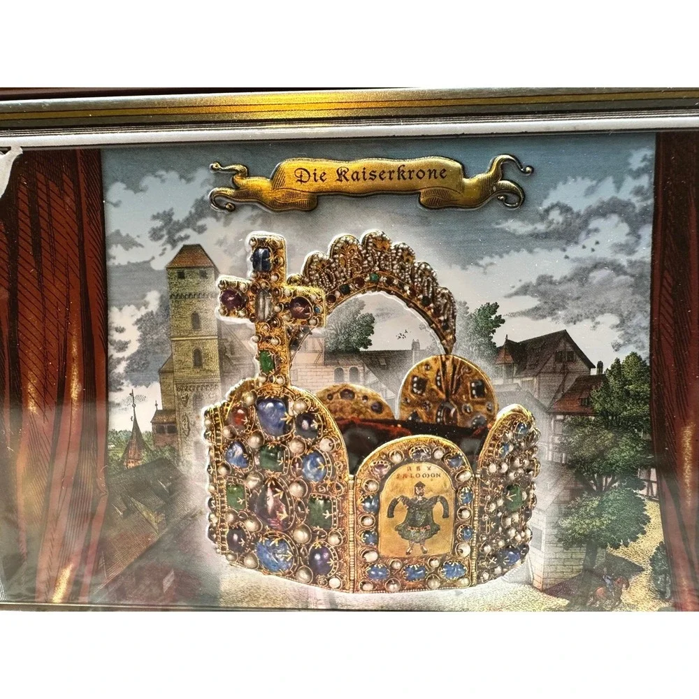 Lebkuchen-Schmidt German Emperors Kaiserburg Nuremberg Large Collectible Tin